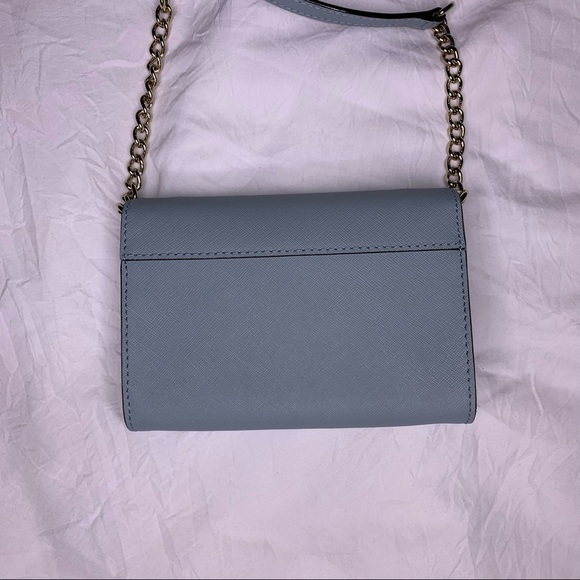 NWT Kate Spade Cedar Street Cami Crossbody Bag Powder Blue/Lakesedge - Picture 2 of 5